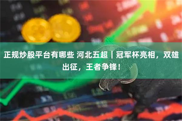 正规炒股平台有哪些 河北五超｜冠军杯亮相，双雄出征，王者争锋！